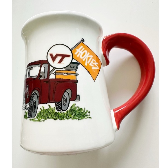 Virginia Tech Hokies Coffee Cup Mug Blacksburg Football - Picture 2 of 6